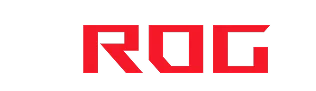 logo ROG w nowoczesnym stylu gamingowym